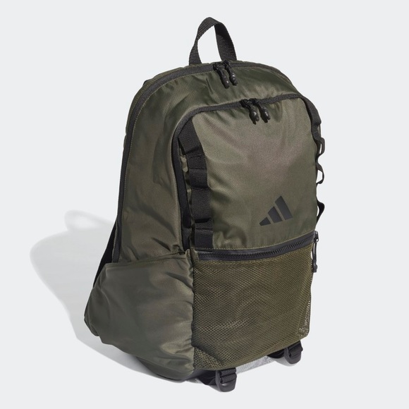 Adidas Parkhood Backpack in Night Cargo & Black - Picture 3 of 7